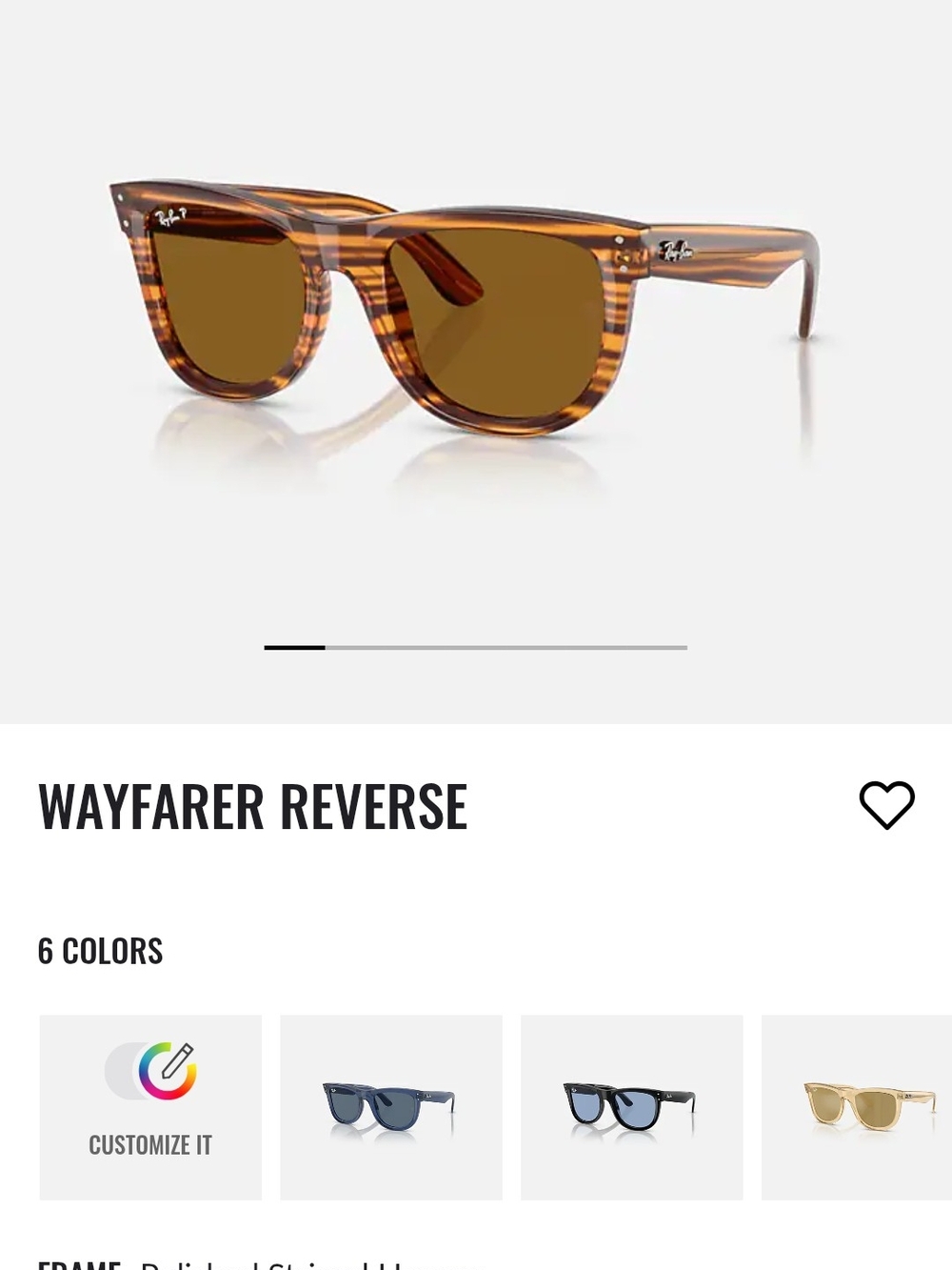 Ray-Ban Wayfarer Sunglasses - Tortoise/Brown Lenses
